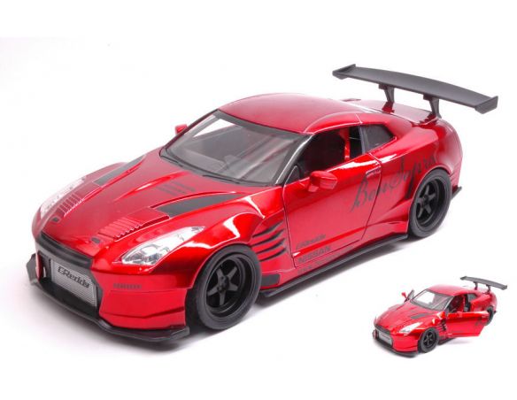 Jada JADA99215 NISSAN GT-R (R35) BEN SOPRA 2009 METALLIC RED JDM TUNERS 1:24 Modellino