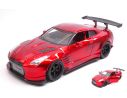 Jada JADA99215 NISSAN GT-R (R35) BEN SOPRA 2009 METALLIC RED JDM TUNERS 1:24 Modellino