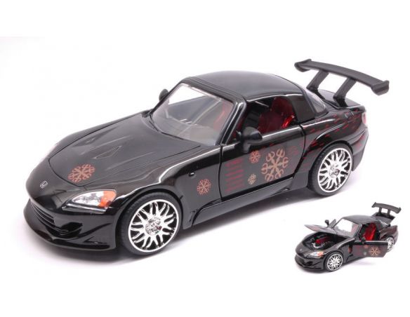 JADA TOYS JADA99541 JOHNNY S HONDA S2000 FAST & FURIOUS BLACK 1:24 Modellino