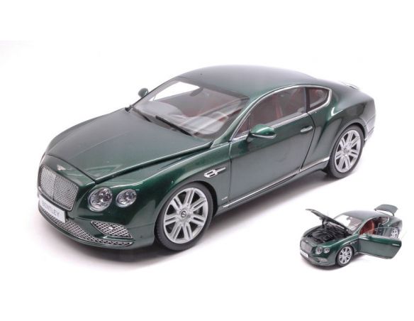Paragon Models PAR98222 BENTLEY CONTINENTAL GT COUPE' 2016 VERDANT 1:18 Modellino