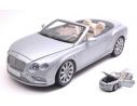 Paragon Models PAR98231 BENTLEY CONTINENTAL GT CONVERTIBLE 2016 SILVER FROST 1:18 Modellino