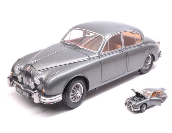 Paragon Models PAR98323 JAGUAR MARK II 1962 3.8 GUNMETAL 1:18 Modellino