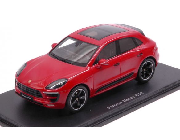 Spark Model S4976 PORSCHE MACAN GTS 2017 RED 1:43 Modellino