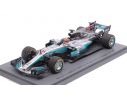 Spark Model S5049 MERCEDES F1 W08 L.HAMILTON 2017 N.44 200th GP WINNER BELGIAN GP 1:43 Modellino