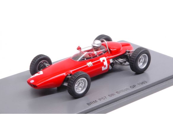 Spark Model S5270 BRM P57 L.BANDINI 1963 N.3 5th BRITISH GP 1:43 Modellino