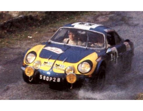Trofeu TF0841 ALPINE RENAULT A110 6th TOUR DE CORSE 1976 MOREAU-BARON 1:43 Modellino