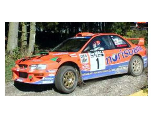 Trofeu TFDERY04 SUBARU IMPREZA WRC 1st DEUTSCHE RALLYMEISTER 2000 KREMER-WICHA 1:43 Modellino