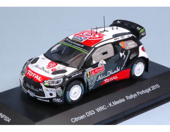 Trofeu TFMNP504 CITROEN DS3 R5 N.3 4th RALLY PORTUGAL 2015 K.MEEKE-P.NAGLE 1:43 Modellino