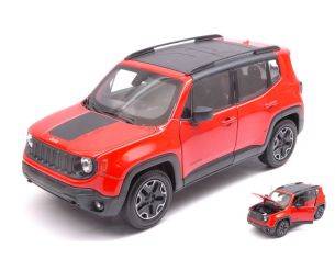 Welly WE24071OR JEEP RENEGADE 2015 ORANGE/BLACK 1:24-27 Modellino
