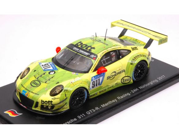 Spark Model SG325 PORSCHE 911 GT3 R N.911 NURBURGR.2017 DUMAS-MAKOWIECKI-PILET-LIETZ 1:43 Modellino