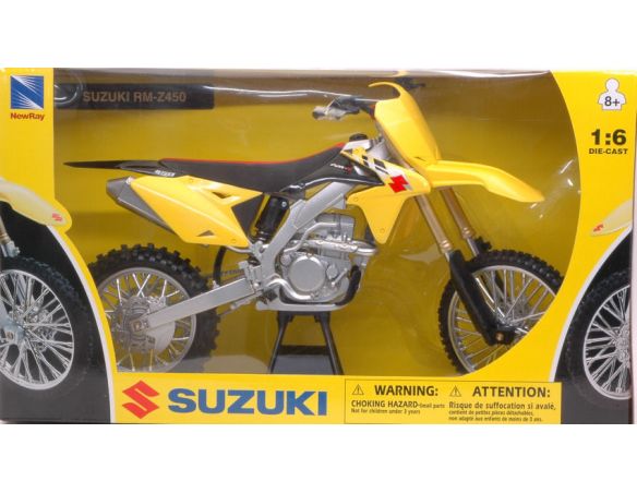 New Ray NY49473 SUZUKI RMZ450 1:6 Modellino