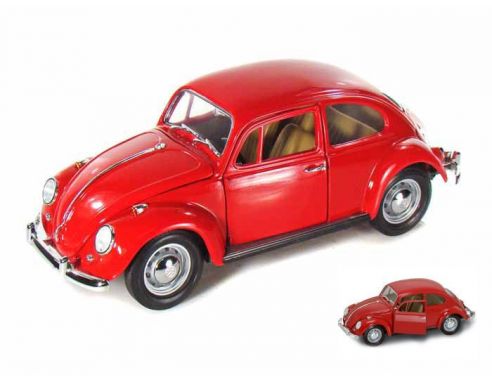 Hot Wheels LDC92078RD VW BEETLE 1967 RED 1:18 Modellino