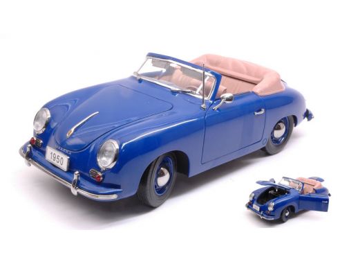 Signature SIGN38201BL PORSCHE 356 CABRIO 1950 BLUE 1:18 Modellino