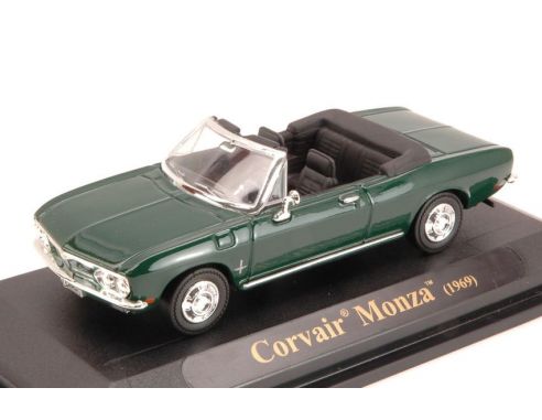 LUCKY DIE CAST LDC94241GR CORVAIR MONZA CONVERTIBLE 1969 GREEN 1:43 Modellino