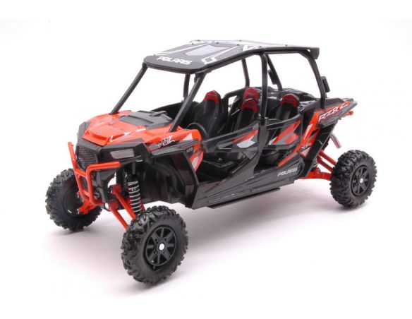 New Ray NY57843OR POLARIS RZR XP TURBO EPS ORANGE 1:18 Modellino