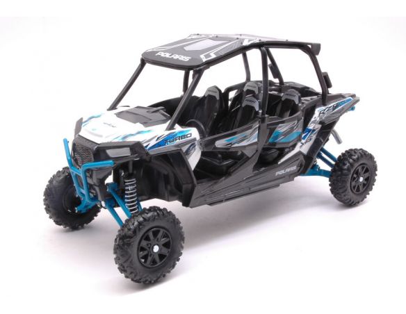 New Ray NY57843W POLARIS RZR XP TURBO EPS WHITE 1:18 Modellino