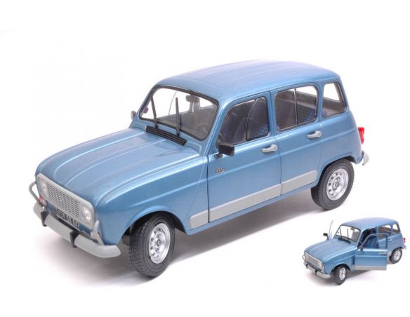 Solido SL1800107 RENAULT 4L 1989 BLEU ARDOISE 1:18 Modellino