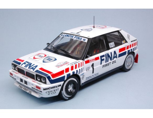 Solido SL1800801 LANCIA DELTA INTEGR.16 V N.1 2nd T.DE CORSE 1991 D.AURIOL.B.OCCELLI 1:18 Modellino