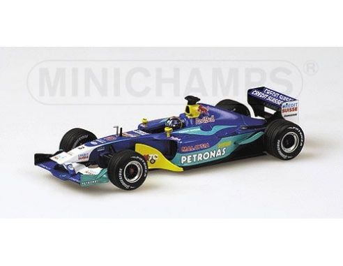 Minichamps PM400030080 SAUBER H.H.FRENTZEN'03 SHOWC.1:43 Modellino