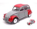 Solido SL1850022 CITROEN 2 CV DOLLY 1985 GRISE & ROUGE 1:18 Modellino