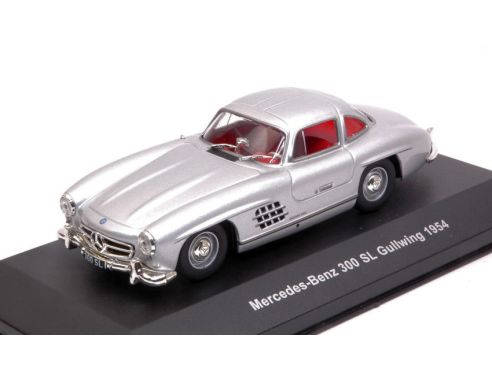 Solido SL4301100 MERCEDES 300 SL GULLWING 1954 SILVER 1:43 Modellino