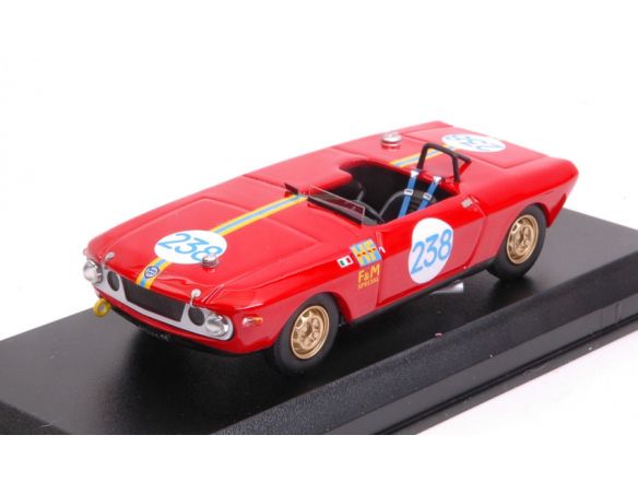 Best Model BT9698 LANCIA FULVIA F&M SPECIAL HF 9th T.FLORIO 1969 MUNARI-AALTONEN 1:43 Modellino