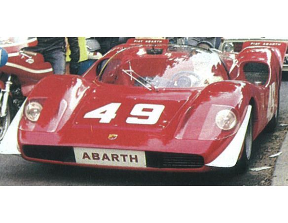 Best Model BT9704 ABARTH 2000 SE N.49 2nd (WINNER CLASS) MONT VENTOUX 1969 A.MERZARIO 1:43 Modellino