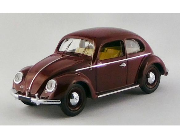 Rio RI4565 VW MAGGIOLINO 1200 DE LUXE 1953 RED BORDEAUX 1:43 Modellino