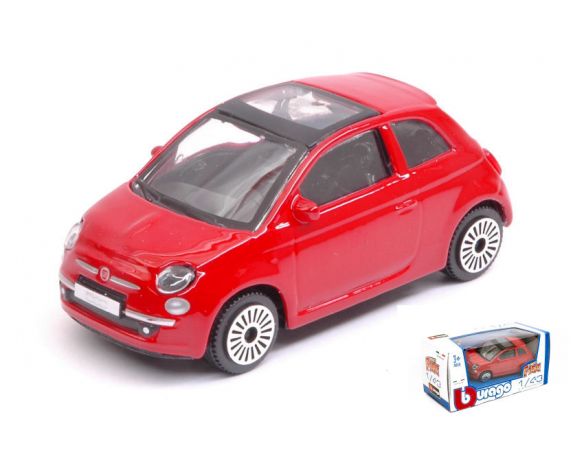 BBURAGO BU30184R FIAT 500 2008 RED 1:43 Modellino