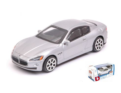 BBURAGO BU30186Z MASERATI GRANTURISMO 2009 SILVER 1:43 Modellino