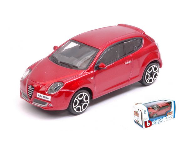 BBURAGO BU30209R ALFA ROMEO MITO 2010 RED METALLIC 1:43 Modellino