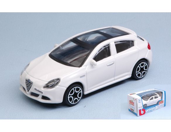 Bburago BU30223W ALFA ROMEO GIULIETTA 2010 WHITE 1:43 Modellino