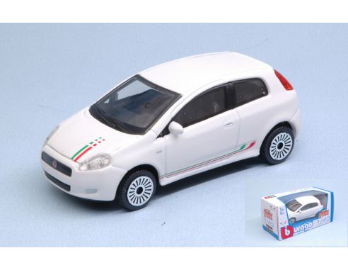 Bburago BU30224W FIAT GRANDE PUNTO 2010 WHITE 1:43 Modellino