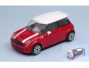 BBURAGO BU30257R MINI COOPER S RED W/WHITE ROOF 1:43 Modellino