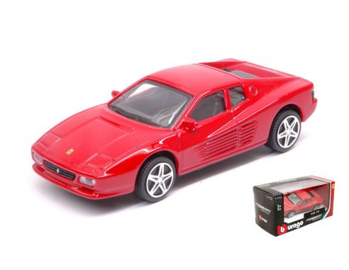 BBURAGO BU31097R FERRARI 512 TR 1984 RED 1:43 Modellino
