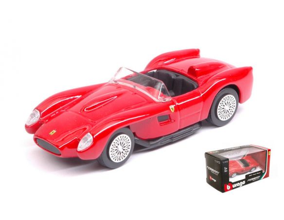 BBURAGO BU31099R FERRARI 250 TESTA ROSSA 1957 RED 1:43 Modellino