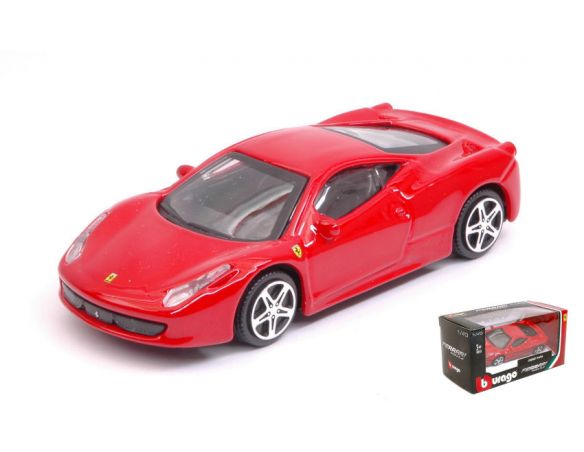 BBURAGO BU31103R FERRARI 458 ITALIA RED 1:43 Modellino