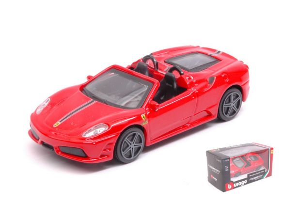 BBURAGO BU31106R FERRARI SCUDERIA SPIDER 16M RED 1:43 Modellino