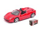 BBURAGO BU31134R FERRARI 458 SPIDER RED 1:43 Modellino