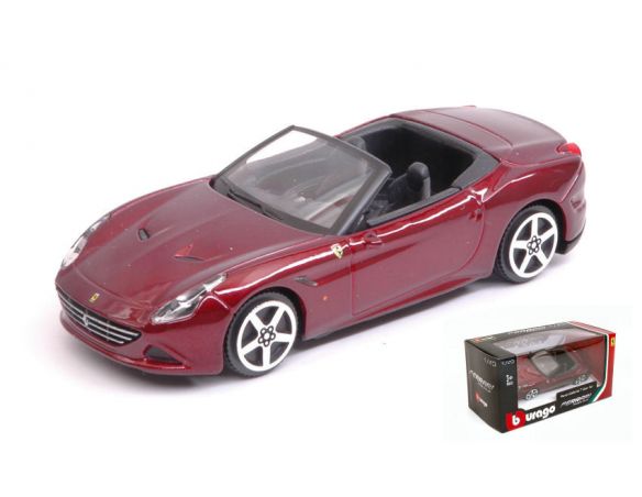 BBURAGO BU36022R FERRARI CALIFORNIA T (OPEN TOP) AMARANT RED 1:43 Modellino