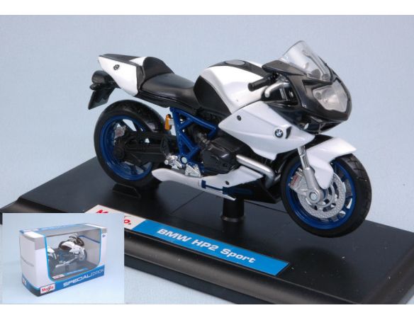 Maisto MI05232B SUZUKI GSX-R1000 BLUE/WHITE 1:18 Modellino