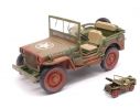 Triple 9 T9-1800142B JEEP WILLYS 1944 MILITARY POLICE GREEN SPORCA 1:18 Modellino