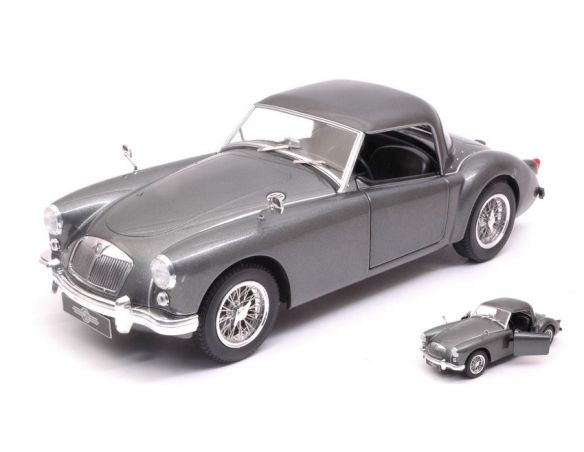 Triple 9 T9-1800161 MGA MKI A 1500 CLOSED HARD TOP 1957 SILVERGUN 1:18 Modellino