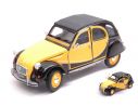 Welly WE24009YBK CITROEN 2 CV 6 CHARLESTON 1982 YELLOW/BLACK 1:24-27 Modellino