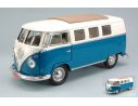 LUCKY DIE CAST LDC92327BL VW MICROBUS SOFT TOP 1962 BLUE 1:18 Modellino