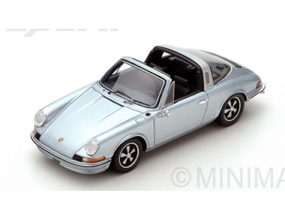 Spark Model S4926 PORSCHE 911 2.4 S TARGA 1973 SILVER 1:43 Modellino