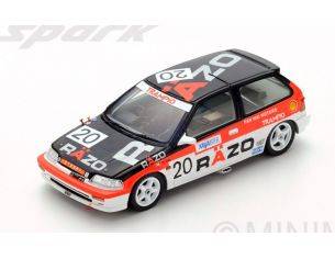 Spark Model SA125 HONDA CIVIC EF3 N.20 1st GR.3 MACAU GUIA RACE 1989 T.TSUTSUMI 1:43 Modellino