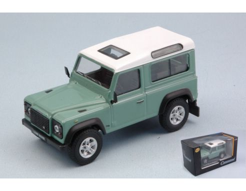 Cararama Motorama CA55240 LAND ROVER DEFENDER ASPARAGUS GREEN W/WHITE ROOF 1:43 Modellino