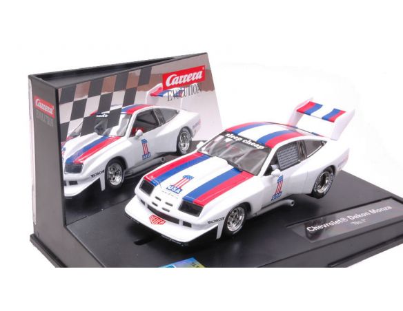 Cararama Motorama CAR27581 CHEVROLET DEKON MONZA N.1 2nd ROAD ATLANTA 1976 M.KEYSER 1:32 Modellino