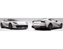 Looksmart LS18014C FERRARI 812 SUPERFAST BIANCO ITALIA (PEARL) C/VETRINA 1:18 Modellino